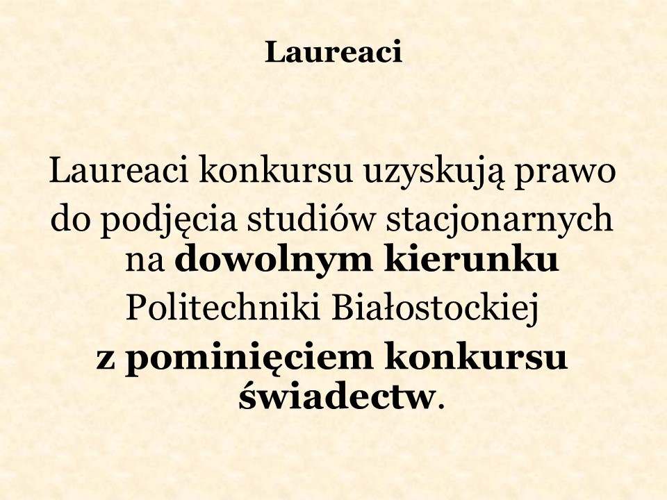 Prezentacja: slajd 23 z 26: informacja dostępna pod linkiem O konkursie.
